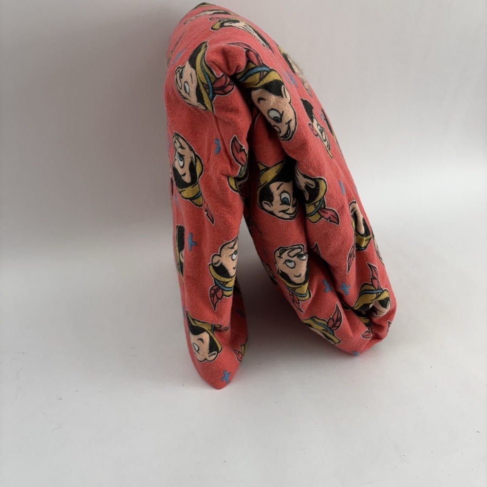 RARE Vintage Pinocchio Fabric‎ Light Flannel 3 Yards 24"x44" - Picture 2 of 3